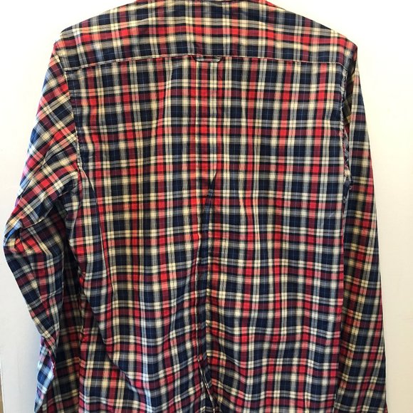 Vintage Plaid Ben Sherman Dress Shirt - Picture 4 of 5